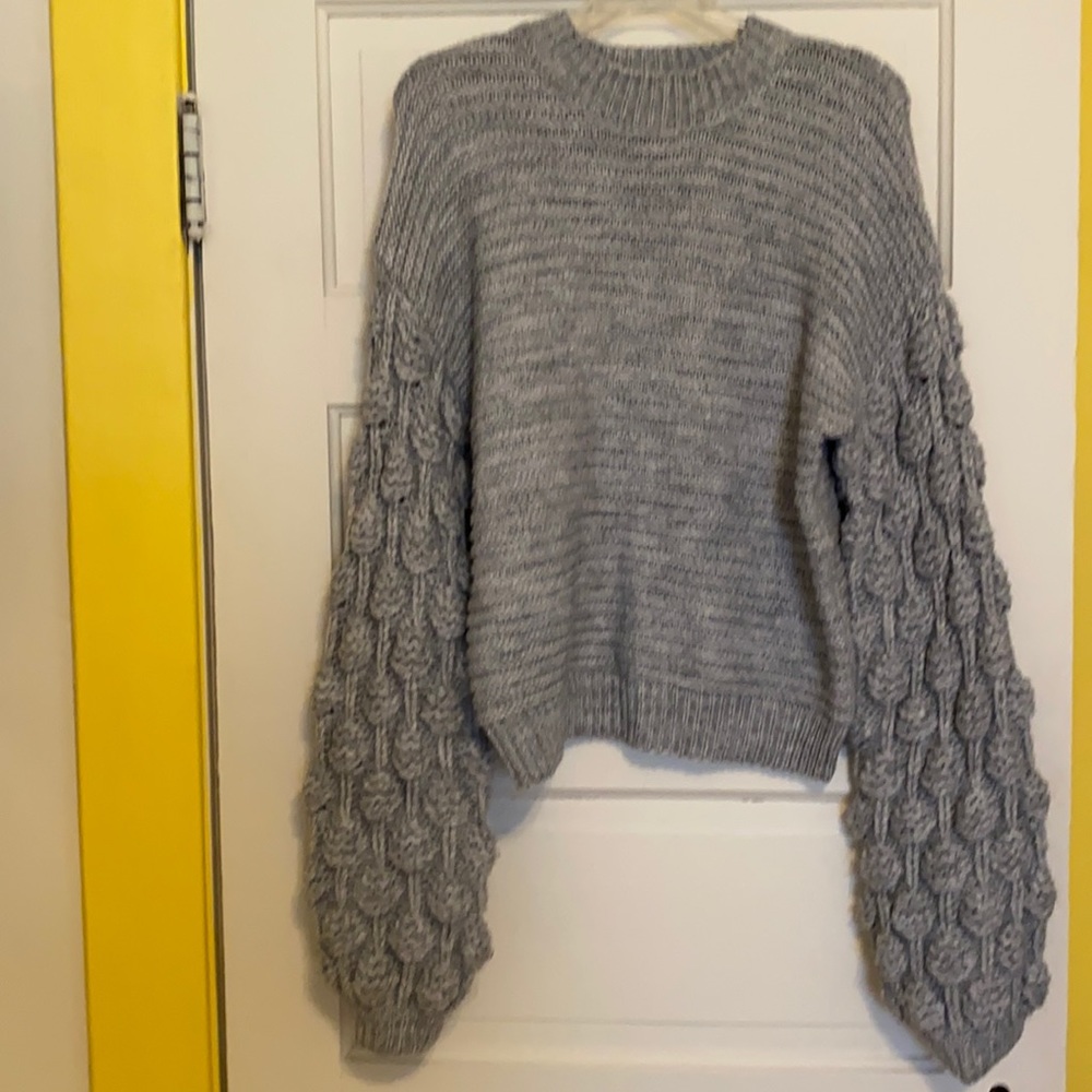 Francescas Bubble Sleeves Sweater